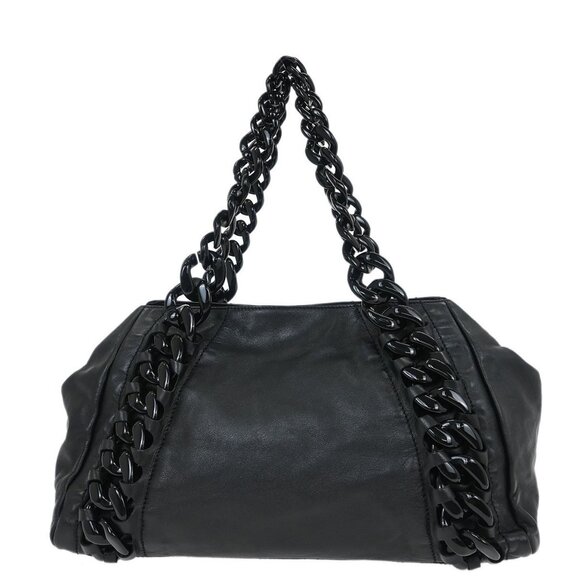 Chanel Black Calfskin Modern Chain Tote Bag 115777 - Picture 2 of 9